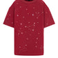 T-SHIRTKLEID MAROON GALAXY