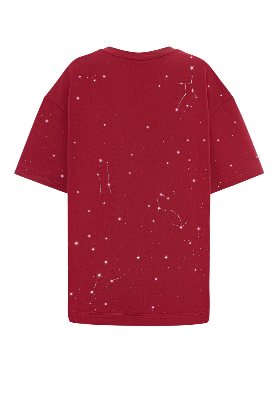 T-SHIRTKLEID MAROON GALAXY