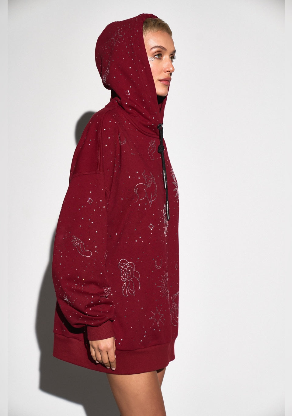 HOODIE ZODIAC MAROON